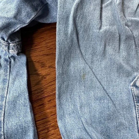 Vintage Jean Button Down Shirt - Picture 2 of 5